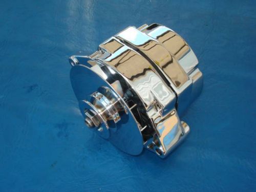 Tuff stuff #7127nd chevy gm chrome alternator 100 amp 1-wire camaro 1955 67 69