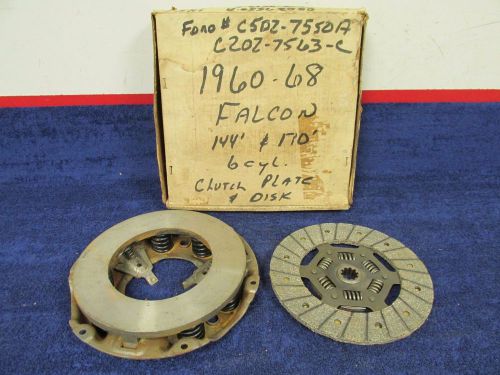 1960-68 ford falcon  144ci and 170ci  6 cylinder  clutch plate disk  rebuilt 516