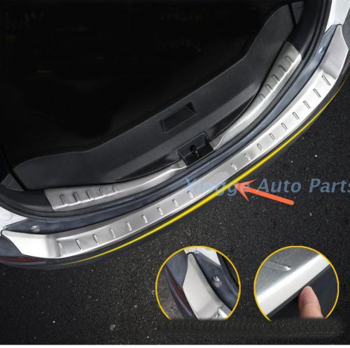 1pc rear length trunk external bumper guard plate for toyota rav4 2013-2015