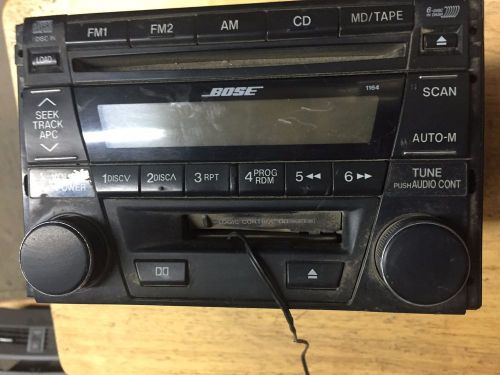 2002 mazda millenia  am fm/ &amp; cassette radio cd player oem