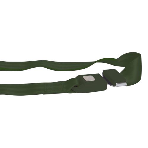 2pt army green lap seat belt standard buckle - eachpoint four seat belt