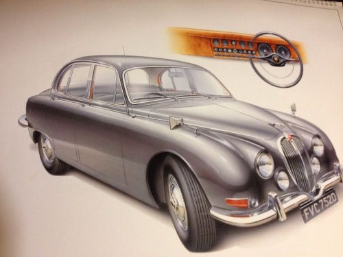 Jaguar promotional calendars 1990-91 made in england warwicks lithograph prints