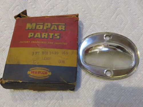 1953 1954 dodge plymouth desoto new license plate light lamp lens