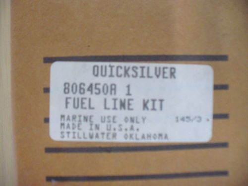 Mercury quicksilver fuel line kit 806450a1
