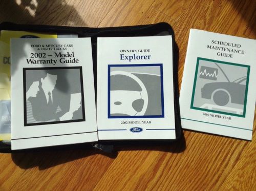 2002 ford explorer owners manual, maintenance guide, replacement owners manual