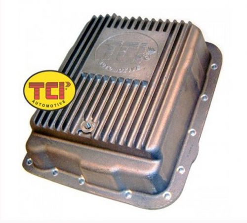 Tci 378000 gm 700r4 4l60e deep sump aluminum transmission pan adds 2 qt capacity