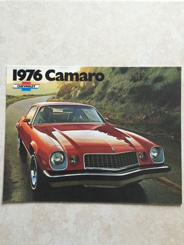 1976 chevrolet camaro dealer sales-showroom brochure rs, lt, sport coupe