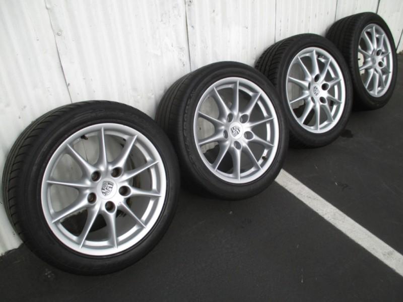17" porsche bbs factory oem 10-spoke wheels 911 996 993 18 964 carrera ii