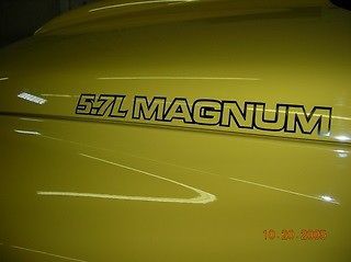 Dodge ram 5.7l magnum decal set