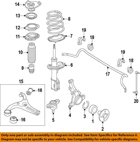 Kia oem 12-15 optima front suspension-lower ball joint 545303s100