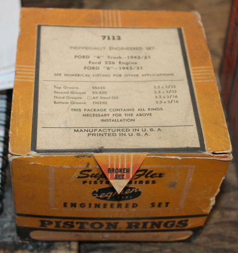 1943 1946 1947 1948 1949 1950 1951 ford 226 piston rings