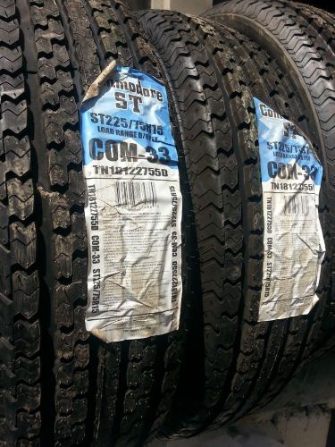 One st225/75r15 commodore  8 ply tubeless camper, trailer tire load range d