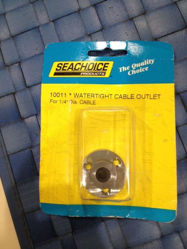 Seachoice watertight cable outlet 1/4&#034; dia