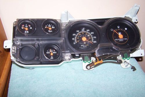 87-chev blazer suburban instrument gauge cluster used