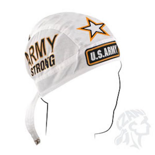 Army strong doo rag durag sweatband headwrap skull cap zan headgear