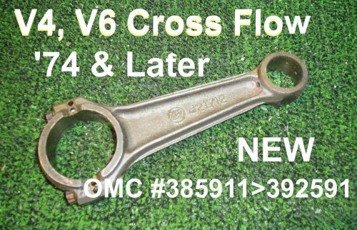 Connecting rod - omc v4 &amp; v6 cyl. cross flow &#039;74 &amp; later #392591 new