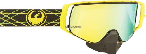 Dragon nfx2 snow pinned w/smoke gold ion and yellow lenses