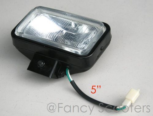 Front head light w/ 2 wires (metal case, great quality) for dune buggy, go-cart