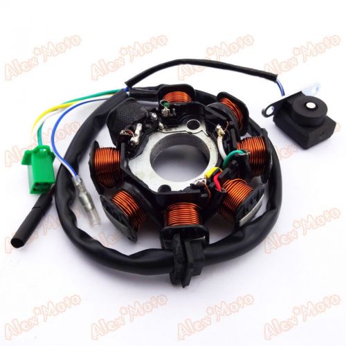 8 coils ignition stator magneto for gy6 125cc 150cc moped scooter atv