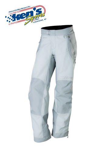 Klim women&#039;s gore-tex® waterproof gray cascade winter snowmobile pants
