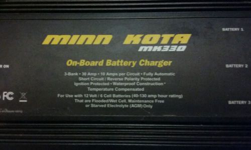 Minn kota mk330 battery charger