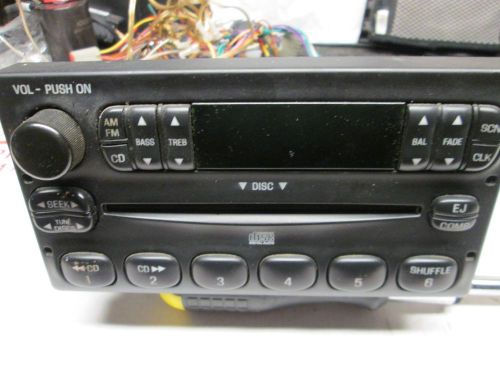 2001 2002 2003 ford ranger cd player radio stereo 2l5t-18c815-ba (parts unit)