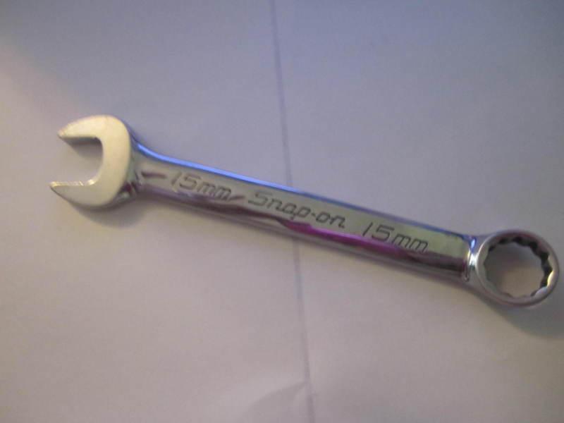 Snap on 15mm short combination wrench oexm15b new logo