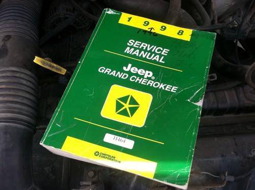 1998 jeep grand cherokee service shop repair manual factory dealership oem book