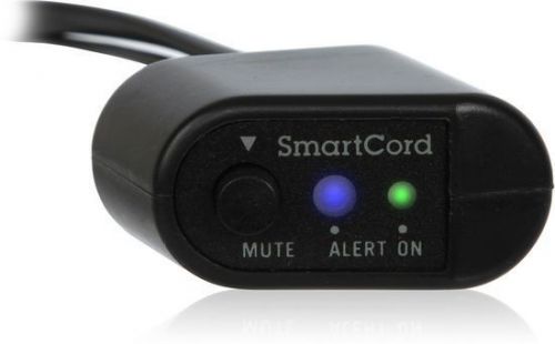 Escort hardwire smartcord w/blue led lights &amp; built-in mute button
