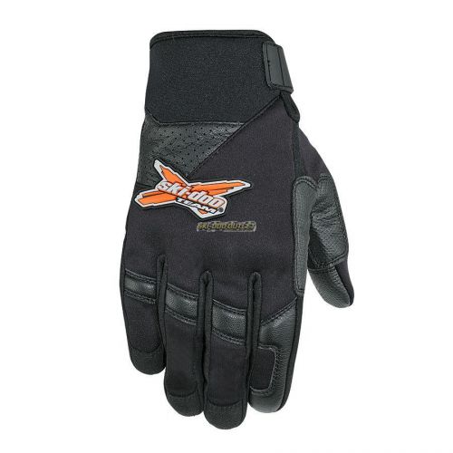 2017 ski-doo men&#039;s x-team crew gloves - black