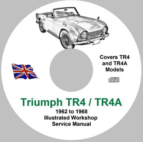 Triumph tr4 and tr4a factory workshop service repair manual 1962 - 1968