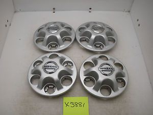 Set 4 oem 04-14 nissan titan frontier 40315-7s000 wheel center caps hubcaps