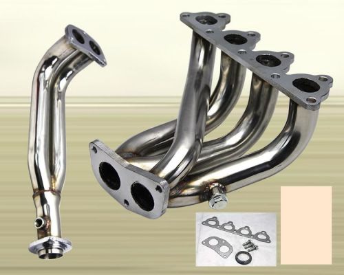 Stainless manifold exhaust header - civic / del sol / crx 1.5l/1.6l 4cyl