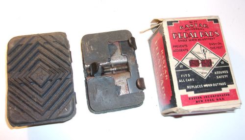 Vintage kastar no. 77 clutch &amp; brake pedal pads nors in original box   -  ms78