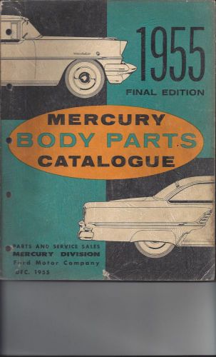 1955 mercury body parts catalogue