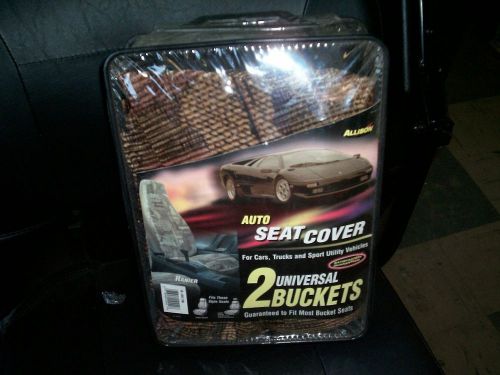 Allison high back seat covers tan pair