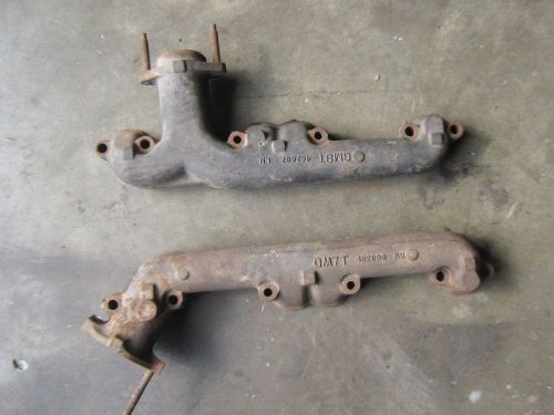 1978 77 76 75 74 71 72 73 chevy monza vega v8 lh rh exhaust manifolds 350 eng