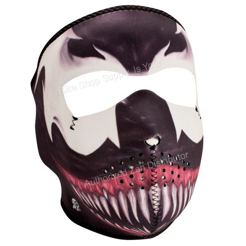 Zan headgear wnfm093, neoprene full mask, reverses to black, toxic facemask