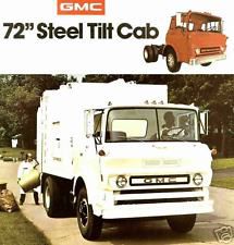 1975 gmc 72&#034; steel tilt cab truck brochure-gmc tilt cab