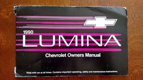 1990 chevrolet lumina owner&#039;s manual