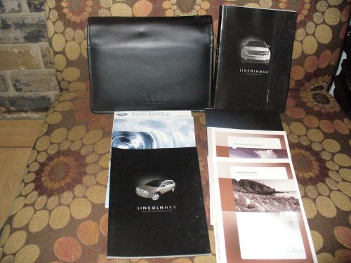2007 07 lincoln mkx owners manual with case 139