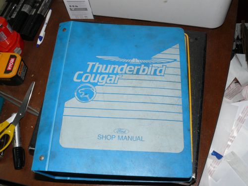 1989 ford thunderbird &amp; mercury cougar service shop repair workshop manual oem