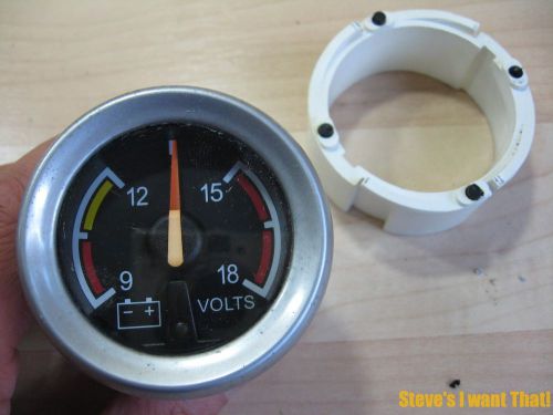 Peterbilt 387 voltmeter voltage gauge volts q43-6013-013e #m260cx