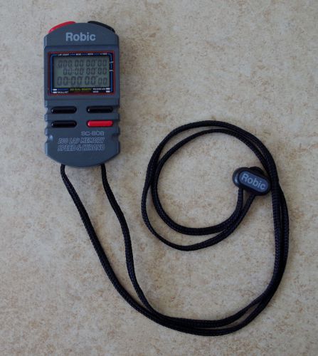 Robic sc-808 200 lap memory speed &amp; chrono