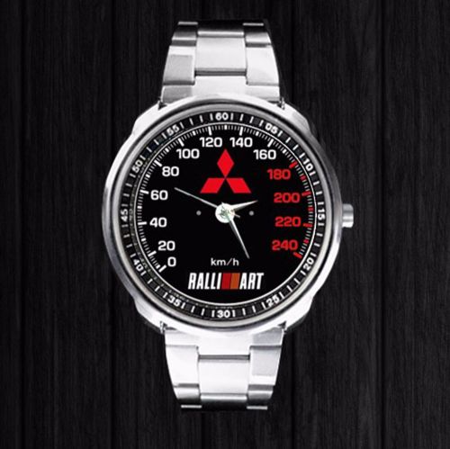 Jam mitsubishi ralliart speedometer wrist watch
