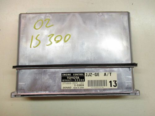 ECM 89661-53300 FITS VARIOUS 2002 LEXUS IS300 TESTED NICE SHAPE, US $39.99, image 1
