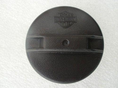 Oem harley davidson black plastic vented gas cap &#039;98-&#039;16