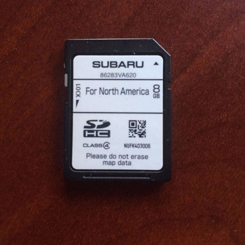 Subaru navigation sd card, 86283va620. very rare