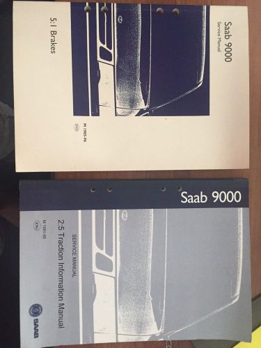 Saab 9000 service manuals