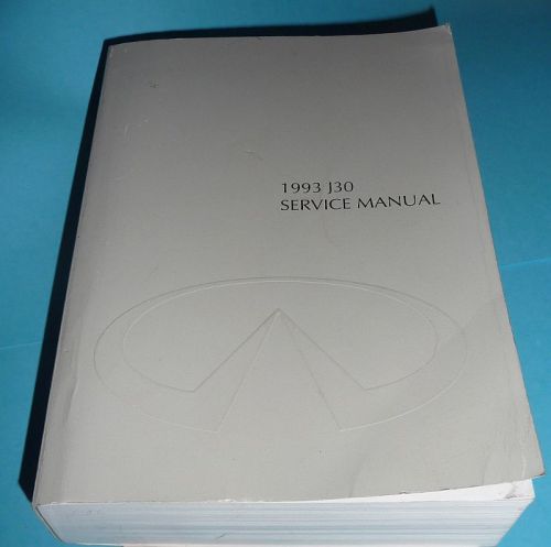 Infiniti 1993 j30 factory service manual